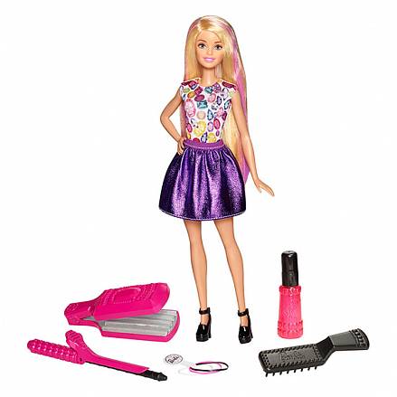 Mattel Barbie. Игровой набор «Цветные локоны» 