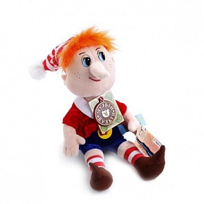 Озвученная мягкая игрушка - Буратино, 27 см (Мульти-пульти, V39389/24sim)