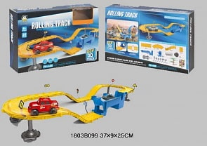 Трек с машинкой и аксессуарами SY33504, 26 деталей (1803B099sim)