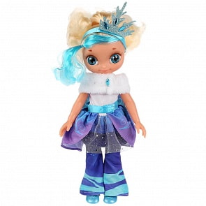Кукла озвученная из серии Сказочный патруль – Снежка королева бала, с аксессуарами, 32 см (Карапуз, ST18-32-QS-RU)
