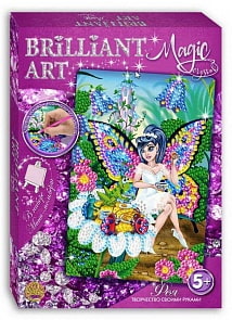 Мозаика со стразами Magic Crystal Фея (Лапландия, 64573б)