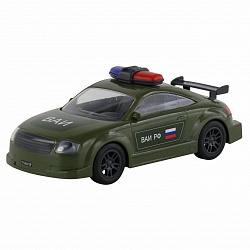 Автомобиль инерционный - Военная автоинспекция (Полесье, П-48684) - миниатюра