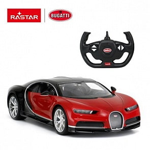 Машина на радиоуправлении 1:14 Bugatti Chiron, цвет красный (Rastar, 75700R)