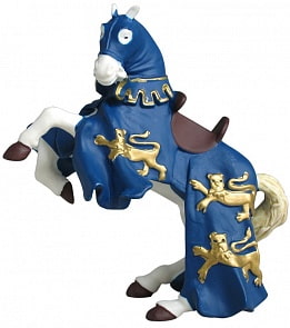 Фигурка Конь короля Ричарда в синем (Papo, 39339)