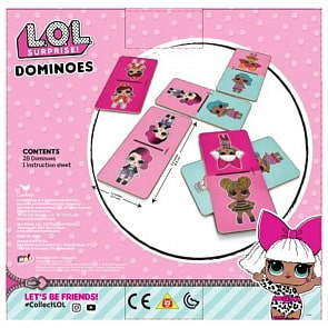 Набор из трех настольных игр Лол: пазл, домино и джамбо (MGA, 6046354)