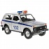Модель Lada 4x4 Полиция, 12 см, инерционная, свет и звук  - миниатюра №3
