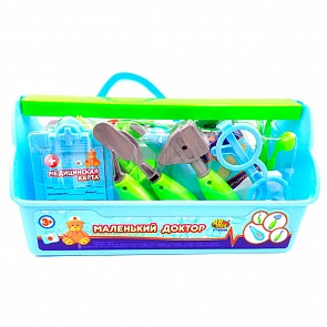 Набор доктора "Маленький доктор", 14 предметов, в чемодане (ABtoys, PT-00496)