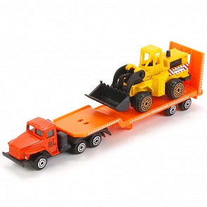 Транспортер Урал с машинкой, 7,5 см (Технопарк, SB-16-90WB-B) (ассортимент)