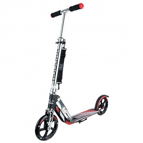 Складной 2х колесный самокат Big Wheel RX-PRO 205, black-red (Hudora, 14758)