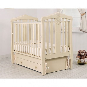 Кровать детская Гандылян К-2002-28м Доминик Люкс маятник универсальный, слоновая кость (Gandylyan, GAN-К-2002-28м_слоновая кость)