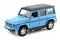 Металлическая машина – Mercedes-Benz G63, 1:35, матовый голубой (RMZ City, 554991M(E) - миниатюра