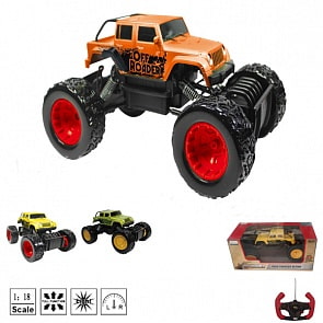 Радиоуправляемая игрушечная машинка Rock Crawler Action, масштаб 1:18 (Rastar, 59100)