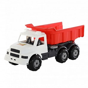 Самосвал Буран №3 Бело-красный П-43672 (Полесье, П-43672)