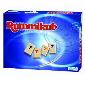 Детская настольная игра оригинальной версии Rummikub (Tactic, 2600) Детская настольная игра оригинальной версии Rummikub (Tactic, 2600)