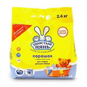Стиральный порошок - Ушастый нянь, 2,4 кг (Невская косметика, 01013К)
