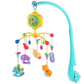 Музыкальная карусель на кроватку, колыбельные, звуки природы и сказки (Умка, HL2015-7-R)