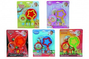 Мыльные пузыри 30мл + аксессуары с героями Дисней (Simba, 7087024)