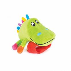 Игрушка-погремушка на ручку - Крокодил Кроко (Happy Snail, 14HSB04CR) - миниатюра