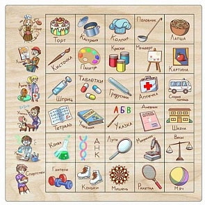 Игра развивающая. Ассоциации - Профессии (Мастер игрушек, IG0189)