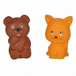 Набор для купания – Мишка и котенок (Жирафики, 681270)