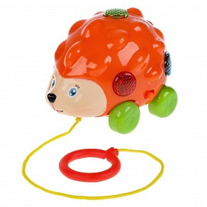 Музыкальная каталка Ёжик, стихи и песни на стихи С. Маршака, песни из м/ф (Умка, HT860-R)