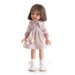 Кукла Ноа в платье в полоску 33 см виниловая (Munecas Antonio Juan ,S.L., 25299)