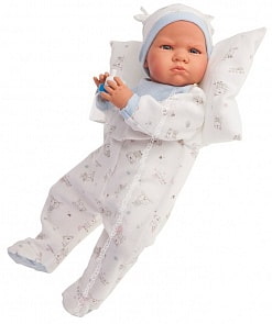 Интерактивная кукла Бертина в голубом, озвученная, 52 см. (Antonio Juan Munecas, 1951B)