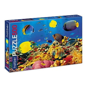 Пазлы Premium 500 элементов – Подводный мир (Hatber, 500ПЗ2-12379)