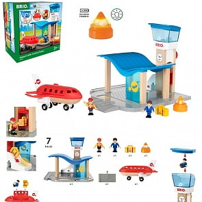 Набор - Аэропорт и командно-диспетчерский пункт, свет (Brio, 33883)