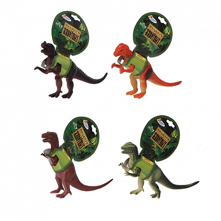 Динозавр озвученный, 25-30 см., 4 вида 