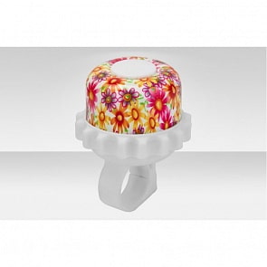 Звонок алюминий 23R-05/210116 – Цветы, бело-розовый (RT, 4220RT)