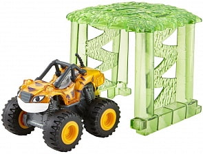 Игровой набор Вспыш и чудо-машинки – Световые гонщики, Рык, свет (Mattel, DTV24)