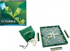 Настольная игра Scrabble® дорожный, обновленный (Mattel, CJT18)