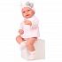 Кукла-младенец Аманда в розовом 40 см мягконабивная  - миниатюра №8