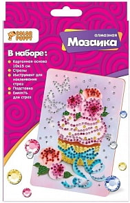 Набор для творчества - Алмазная мозаика - Пирожное (Color Puppy, 70013