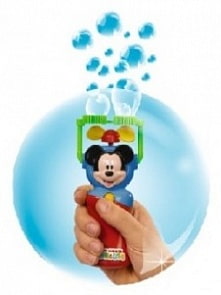Мыльные пузыри с фигурками героев Дисней, 60 мл., на батарейках (Simba, 7087023)