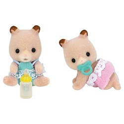 Набор Sylvanian Families - Хомяки-двойняшки, 2 штуки (Epoch, 5123) - миниатюра