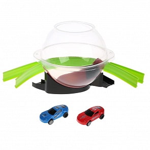 Трек с инерционными машинками, свет (B1583760)