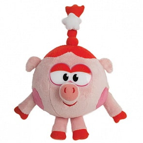 Озвученная мягкая игрушка - Нюша из мультфильма - Смешарики, 10 см (Мульти-пульти, V91734/10sim)