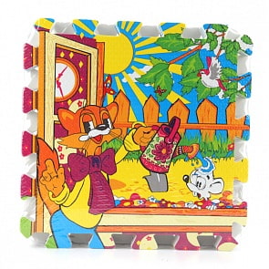 Коврик-пазл «Леопольд», 8 сегментов (Играем Вместе, FS-LEO-01sim)