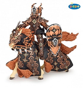 Фигурка Воин черного паука и его лошадь (Papo, 38984)