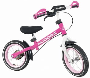 Беговел Laufrad Ratzfratz Air, 12", pink/розовый (Hudora, 10033/01)