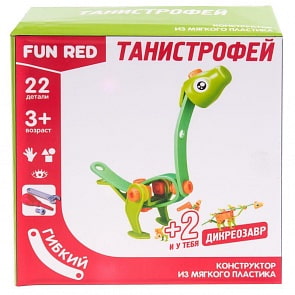 Конструктор гибкий - Танистрофей, 22 детали (Fun Red, FRCF003)