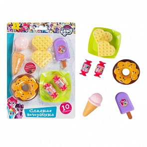 Набор десертов из серии Мой маленький пони, 10 предметов, TM My Little Pony (Росмэн, 36802)