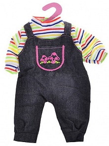Одежда для кукол: джинсовый костюмчик (Junfa Toys, GC18-21)