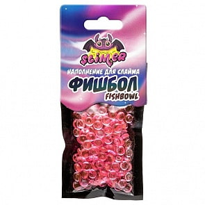 Наполнение для слайма ТМ Slimer – Фишбол, розовый (Волшебный мир, SSS30-26)