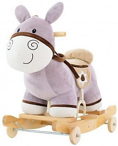 Каталка - Ослик, 74 см, звук (Наша Игрушка, WJ-862)