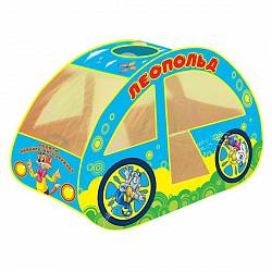 Детская игровая палатка "Леопольд" машинка в сумке (Играем вместе, GFA-0446-Rsim) - миниатюра