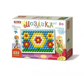 Мозаика для малышей крупная 20 мм, 225 деталей (Stellar, 01010-Kno_)