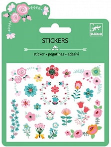 Наклейки - Цветочки (Djeco, 09763k)